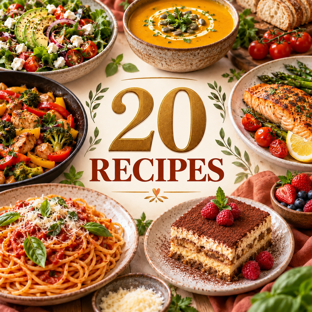 Level 2 – 20 Recipes: Easy Chef Recipes